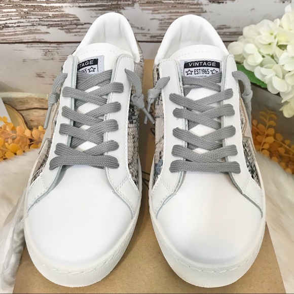 NEW Vintage Havana Betsy Golden Snake Sneakers - Picture 5 of 13